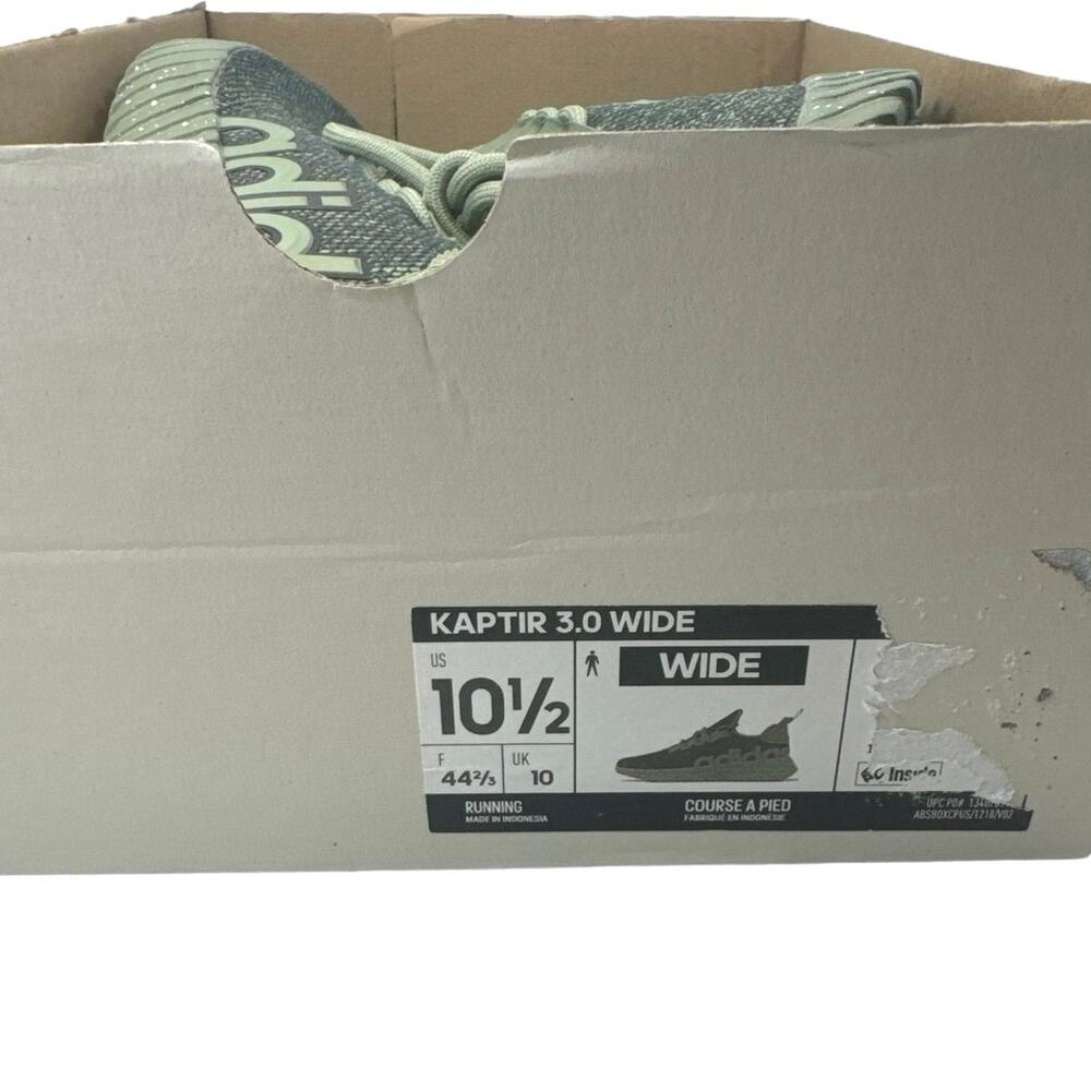 Adidas Kaptir 3.0 Wide Mens Running Shoes Olive Green ID7900 Size 10.5 W - Picture 7 of 7